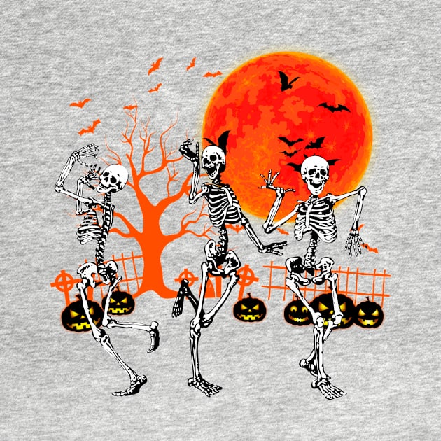 Happy Halloween Dancing Skeletons by saugiohoc994